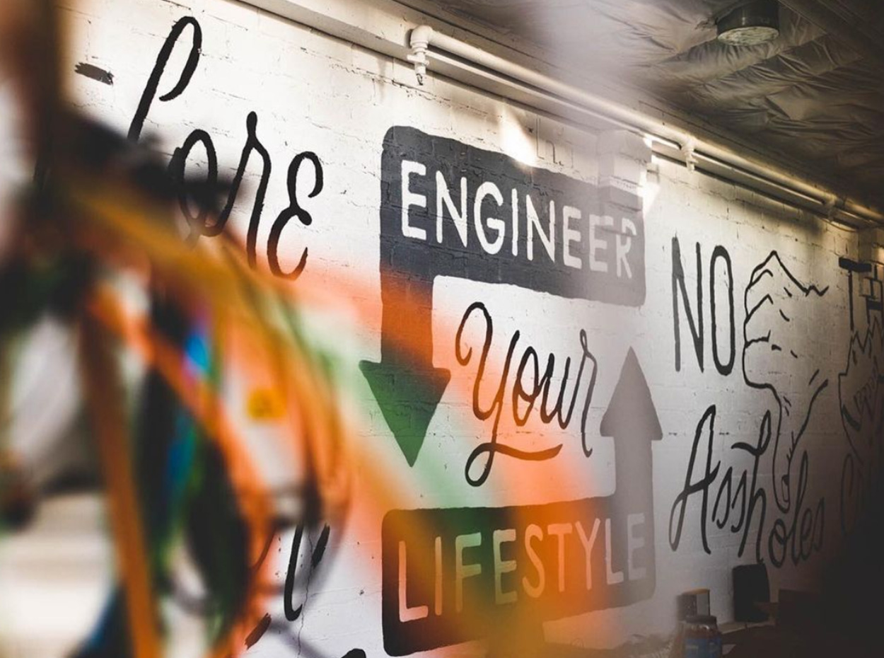Engineer your lifestyle value on the wall at Loupe headquarters