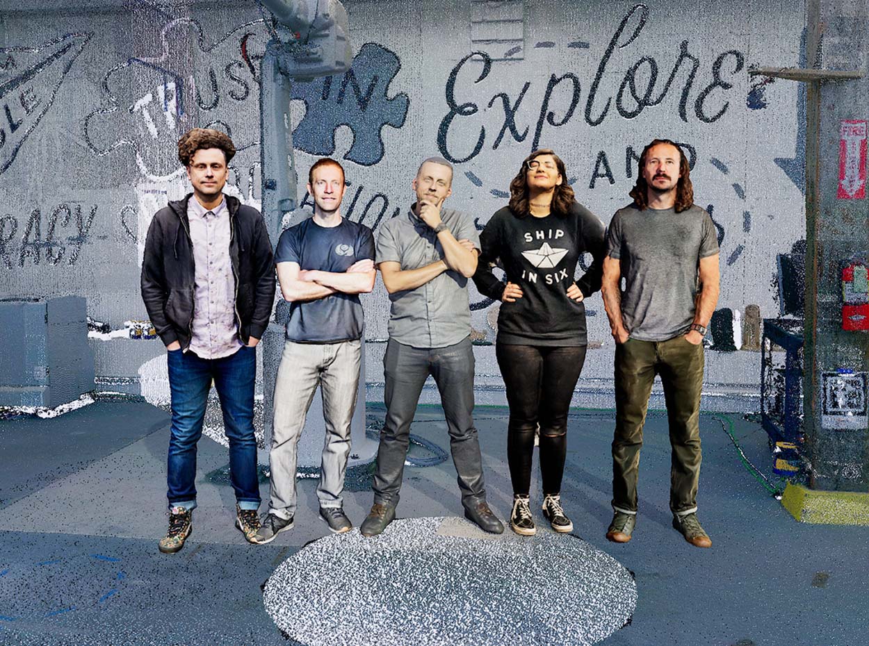 3D rendering of Loupe Labs team